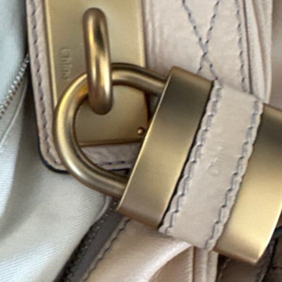 Authentic Vintage Chloe Cream Crossbody  Bag - Picture 7 of 8